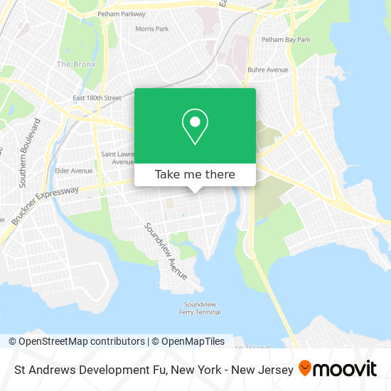 St Andrews Development Fu map