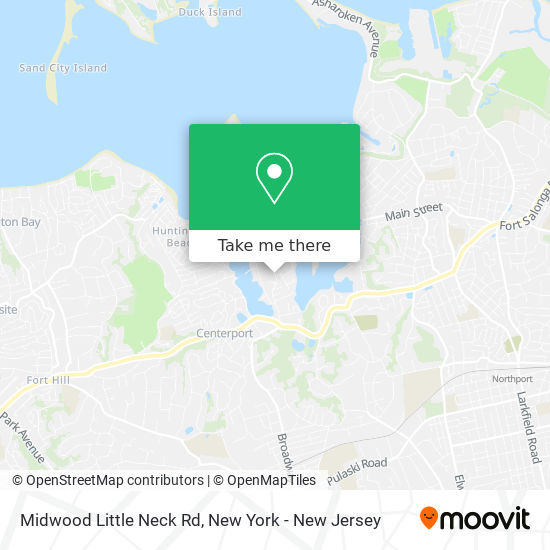 Mapa de Midwood Little Neck Rd