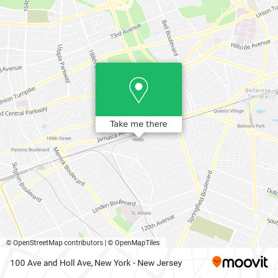 Mapa de 100 Ave and Holl Ave