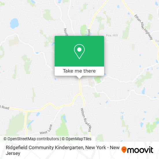 Mapa de Ridgefield Community Kindergarten