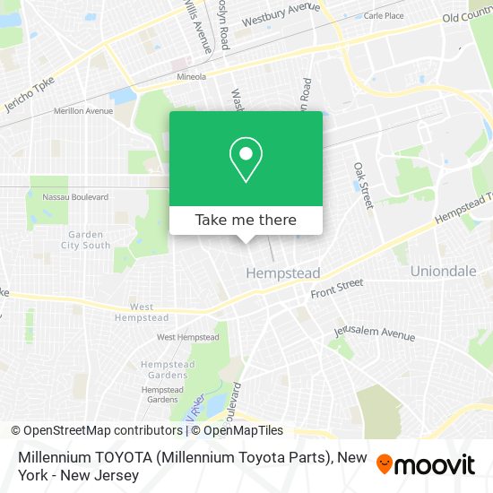 Millennium TOYOTA (Millennium Toyota Parts) map