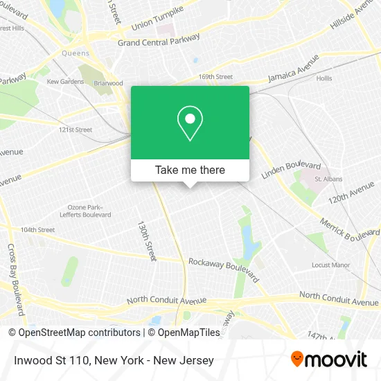 Inwood St 110 map