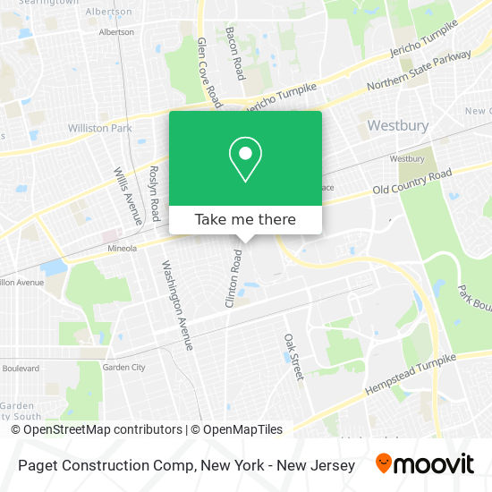 Mapa de Paget Construction Comp