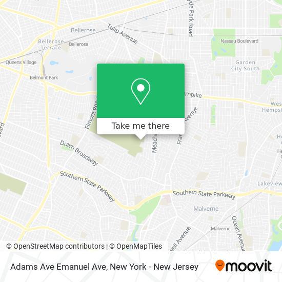 Mapa de Adams Ave Emanuel Ave