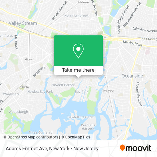 Mapa de Adams Emmet Ave