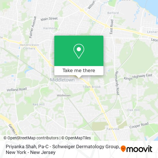 Priyanka Shah, Pa-C - Schweiger Dermatology Group map