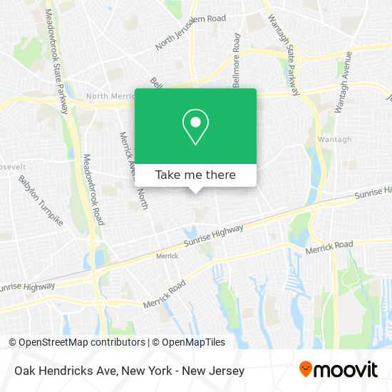 Mapa de Oak Hendricks Ave