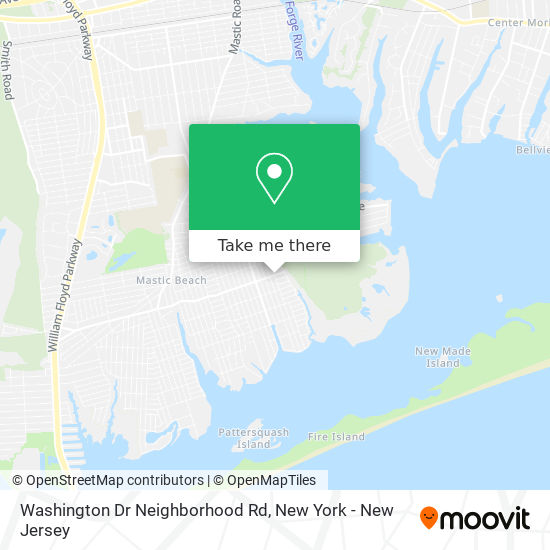 Mapa de Washington Dr Neighborhood Rd