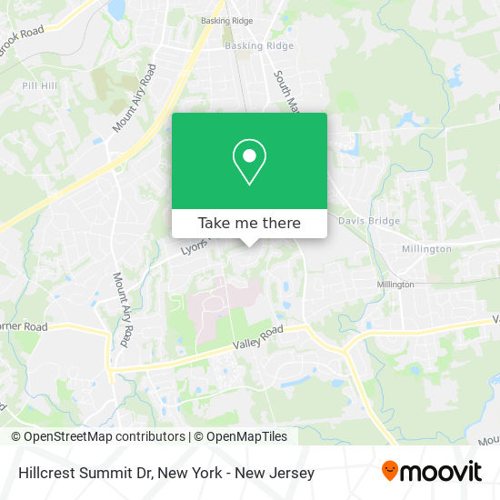 Mapa de Hillcrest Summit Dr
