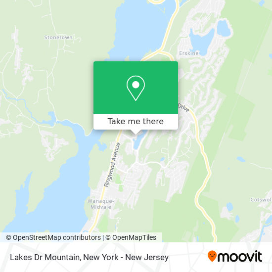 Lakes Dr Mountain map