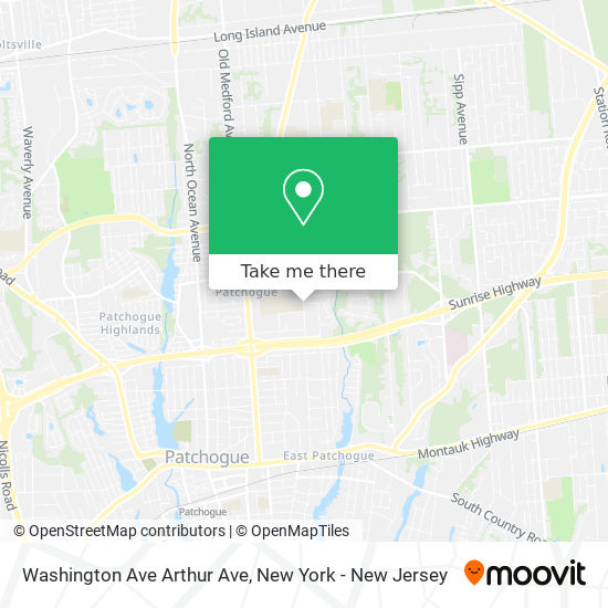Mapa de Washington Ave Arthur Ave