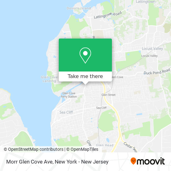 Mapa de Morr Glen Cove Ave