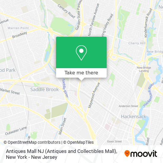 Mapa de Antiques Mall NJ (Antiques and Collectibles Mall)