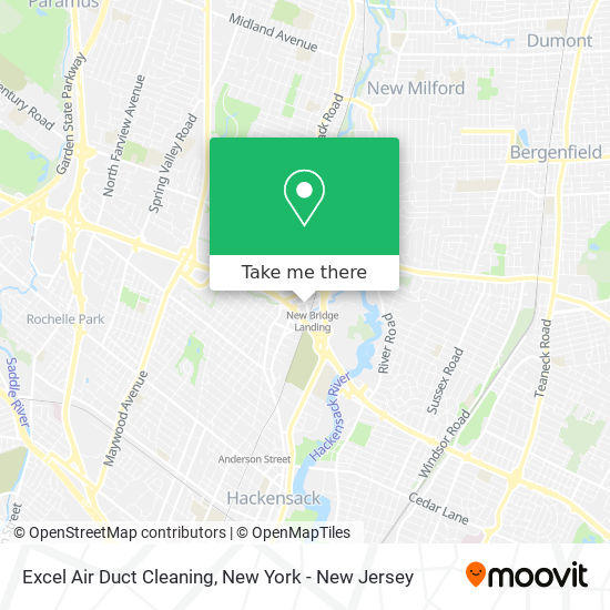 Excel Air Duct Cleaning map
