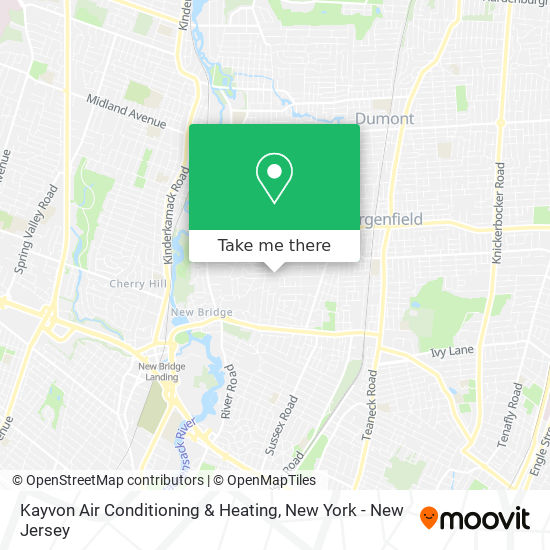 Mapa de Kayvon Air Conditioning & Heating