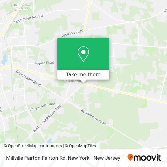 Mapa de Millville Fairton-Fairton-Rd