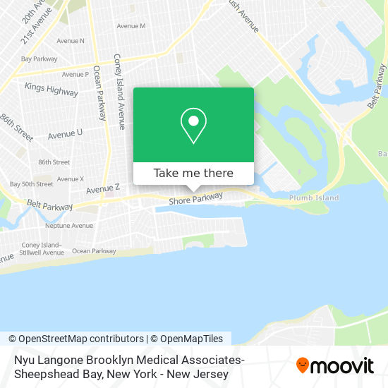 Nyu Langone Brooklyn Medical Associates-Sheepshead Bay map