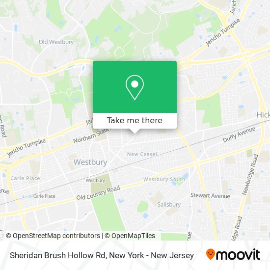 Mapa de Sheridan Brush Hollow Rd