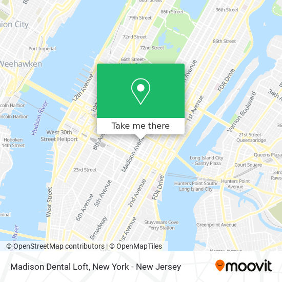 Mapa de Madison Dental Loft