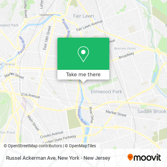 Mapa de Russel Ackerman Ave
