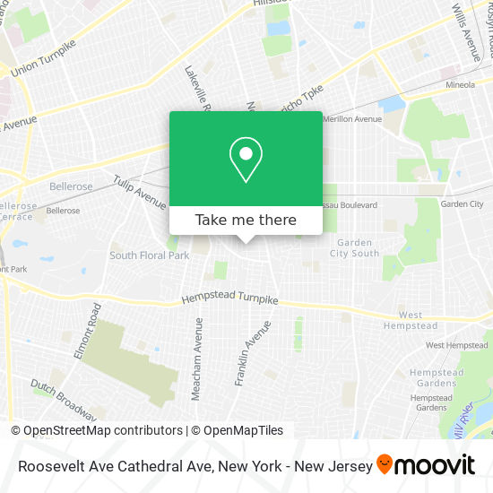 Mapa de Roosevelt Ave Cathedral Ave