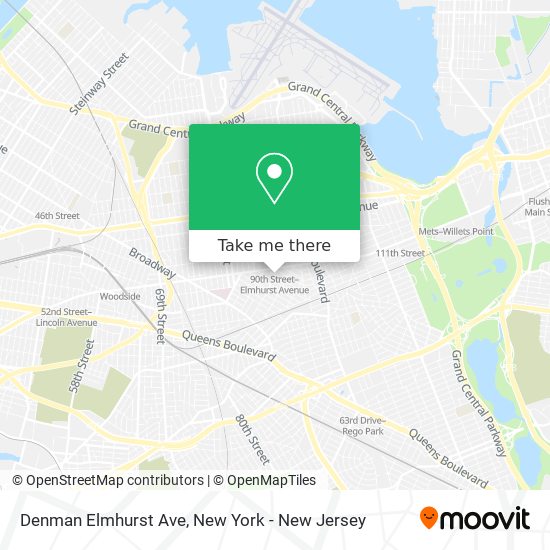 Mapa de Denman Elmhurst Ave