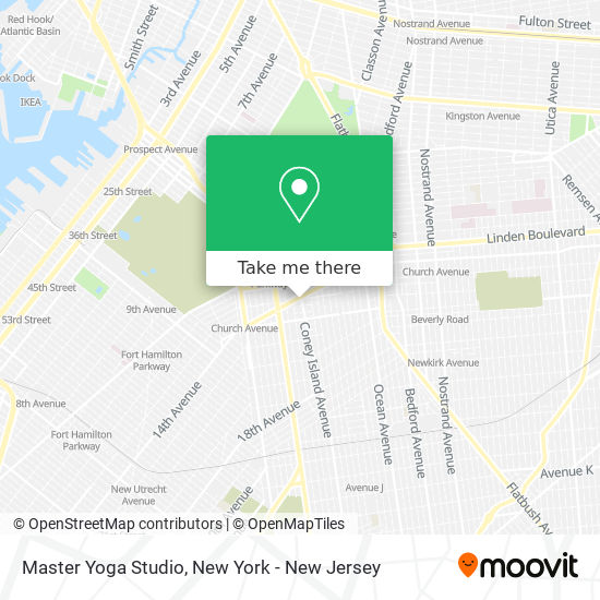 Master Yoga Studio map