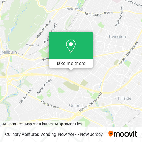Culinary Ventures Vending map