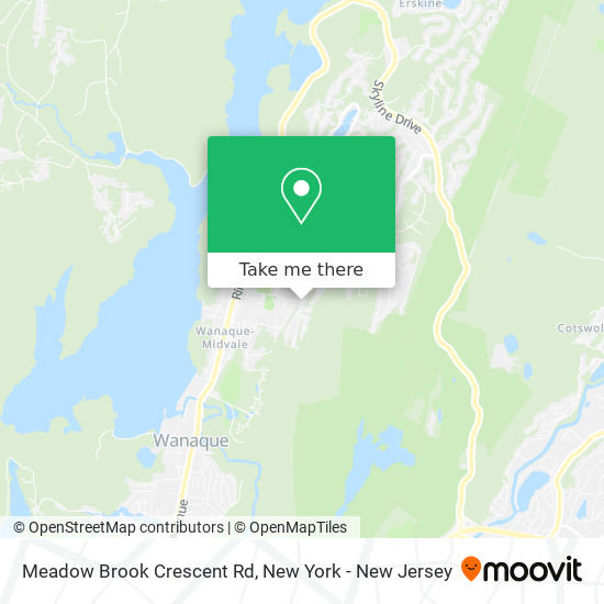 Mapa de Meadow Brook Crescent Rd