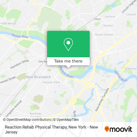 Reaction Rehab Physical Therapy map