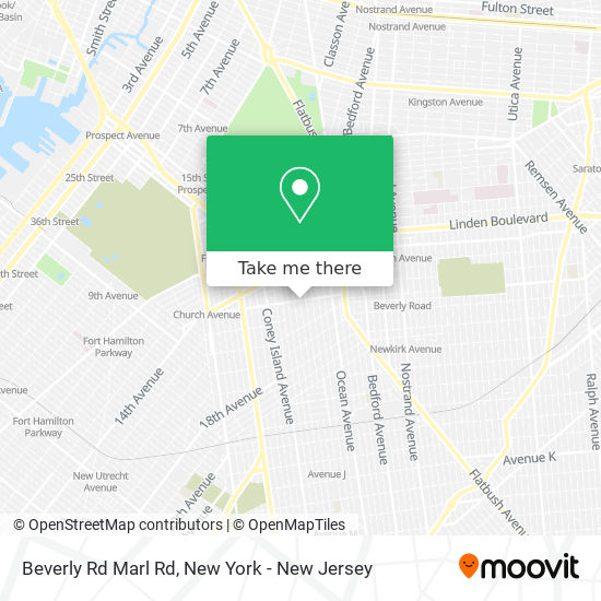 Mapa de Beverly Rd Marl Rd