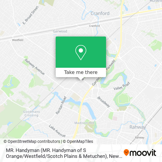 MR. Handyman (MR. Handyman of S Orange / Westfield / Scotch Plains & Metuchen) map