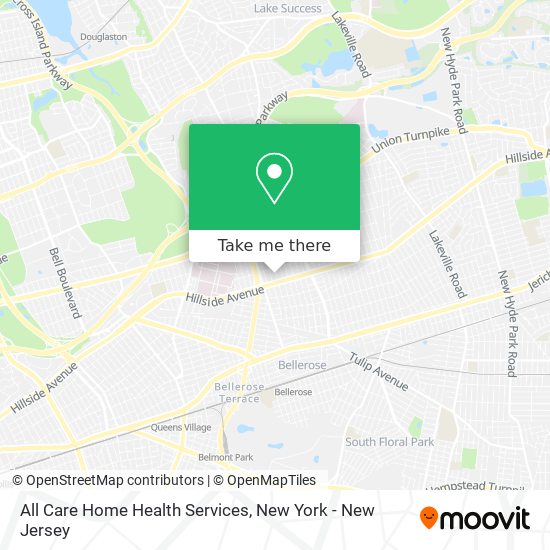 All Care Home Health Services map