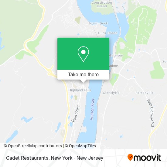 Cadet Restaurants map