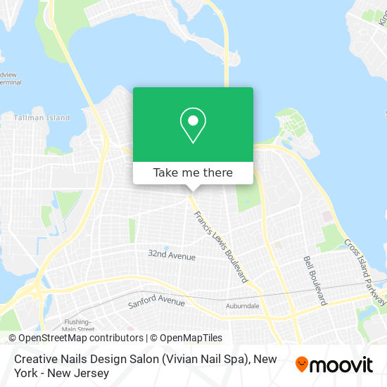 Creative Nails Design Salon (Vivian Nail Spa) map