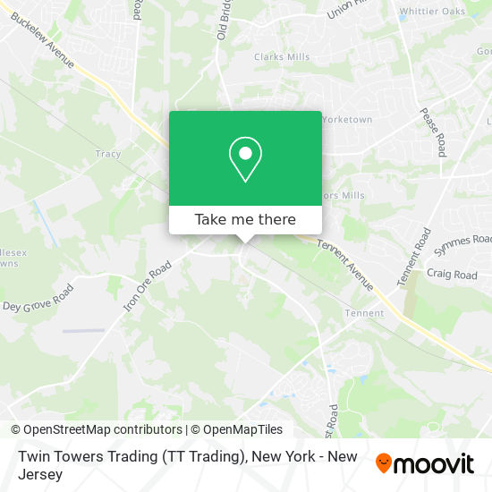 Mapa de Twin Towers Trading (TT Trading)