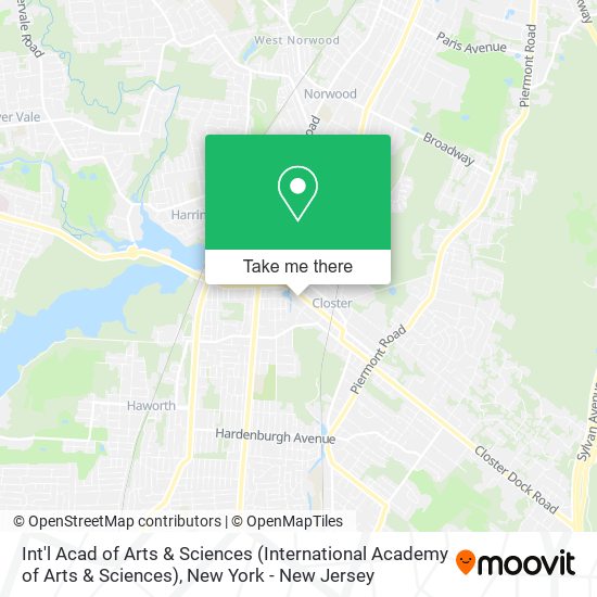 Int'l Acad of Arts & Sciences (International Academy of Arts & Sciences) map