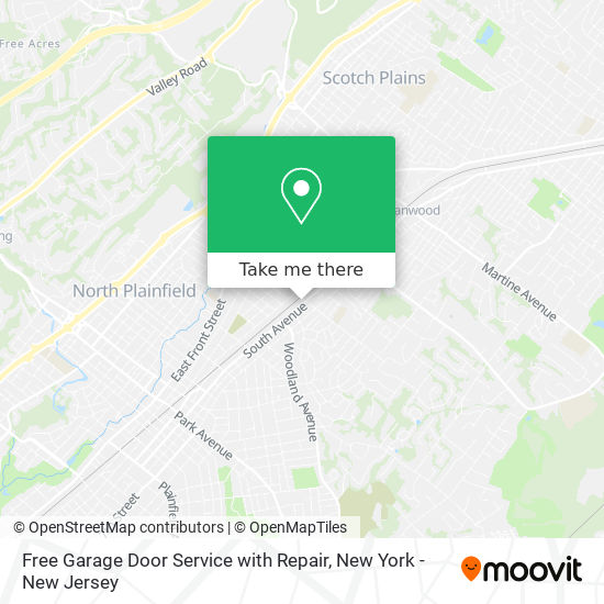 Mapa de Free Garage Door Service with Repair