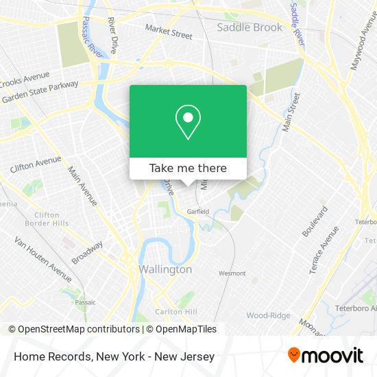 Home Records map