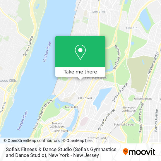 Mapa de Sofia's Fitness & Dance Studio (Sofia's Gymnastics and Dance Studio)