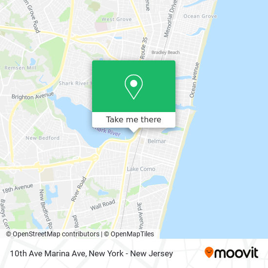 Mapa de 10th Ave Marina Ave