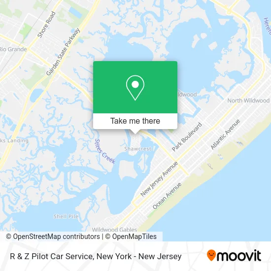 R & Z Pilot Car Service map