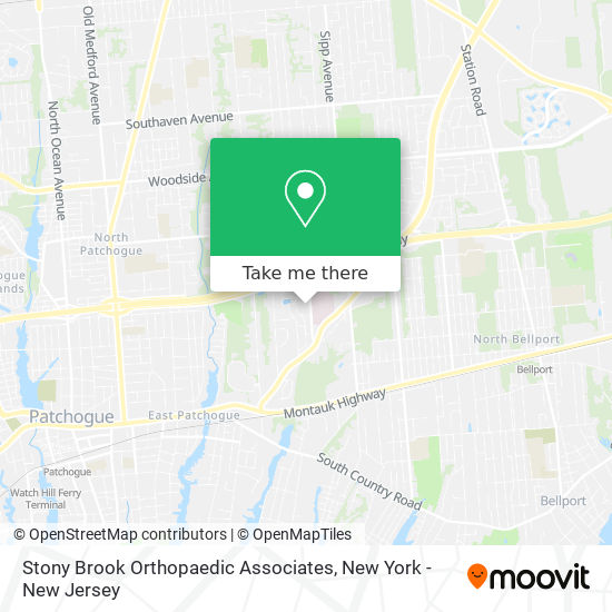 Mapa de Stony Brook Orthopaedic Associates