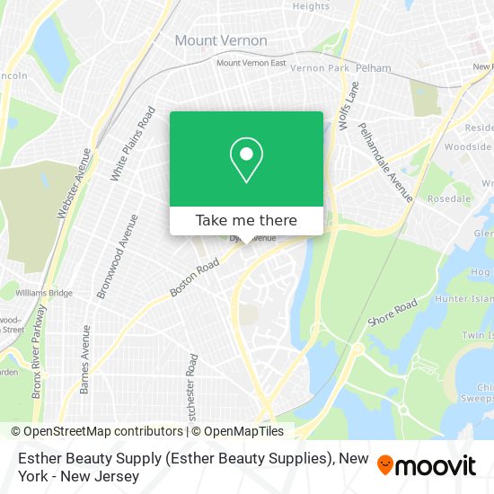 Mapa de Esther Beauty Supply (Esther Beauty Supplies)