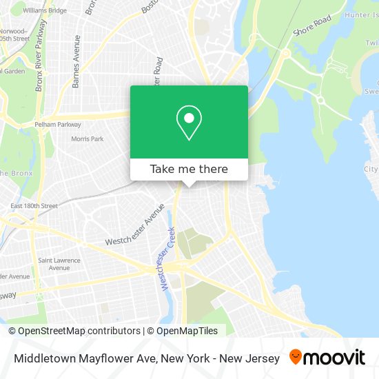 Mapa de Middletown Mayflower Ave