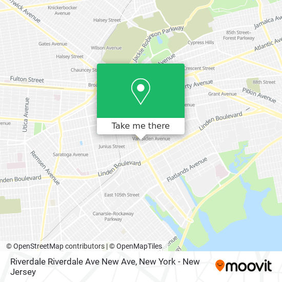 Mapa de Riverdale Riverdale Ave New Ave