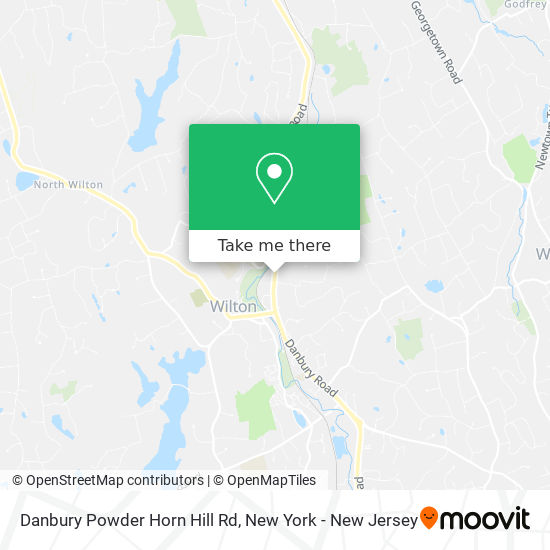 Danbury Powder Horn Hill Rd map