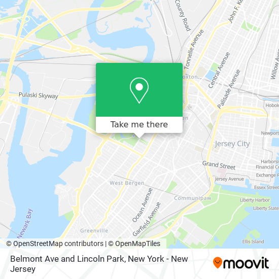 Mapa de Belmont Ave and Lincoln Park
