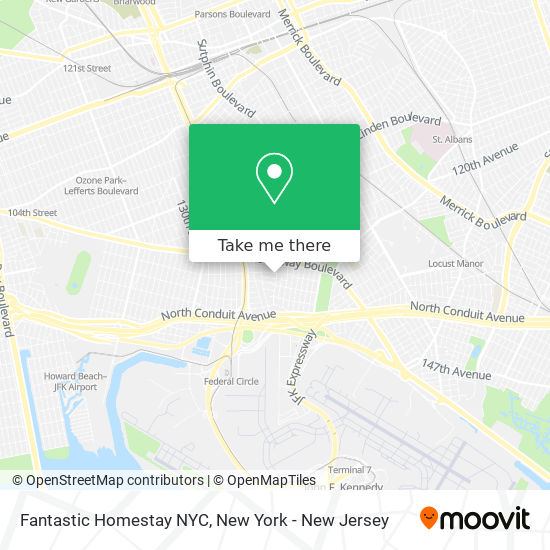 Mapa de Fantastic Homestay NYC