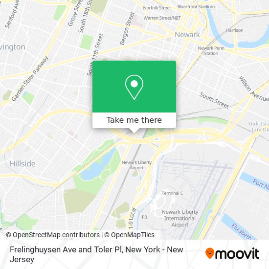 Mapa de Frelinghuysen Ave and Toler Pl